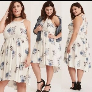 Torrid Ivory Floral Dress 00